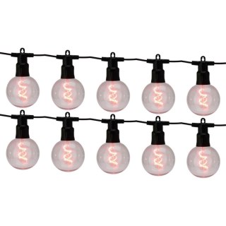 GIRLANDA OGRODOWA PARTY LIGHT 10LED G80 MULTIKOLOR
