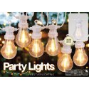 GIRLANDA OGRODOWA PARTY LIGHT 20LED A60 BIAŁY KABEL