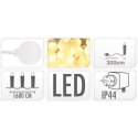 GIRLANDA OGRODOWA PARTY LIGHT 80LED CIEPŁY BIAŁY