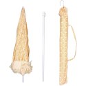 PARASOL PLAŻOWO OGRODOWY Z FRĘDZLAMI 174CM ŻÓŁTY