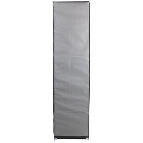 SZAFA TEKSTYLNA GARDEROBA 175x133x43CM CIEMNO-SZARA 28873
