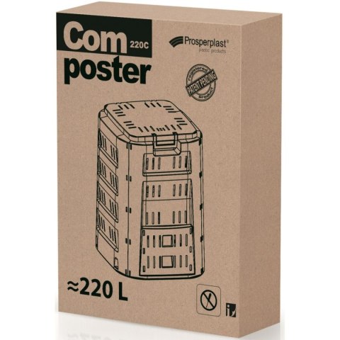 KOMPOSTOWNIK OGRODOWY COMPOGREEN 220L PROSPERPLAST KOMPOSTOWNIK OGRODOWY COMPOGREEN 220L PROSPERPLAST