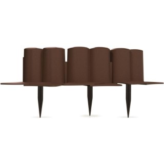 PALISADA OGRODOWA OBRZEŻE TRAWNIKOWE 302CM IPAL 6 BRĄZ