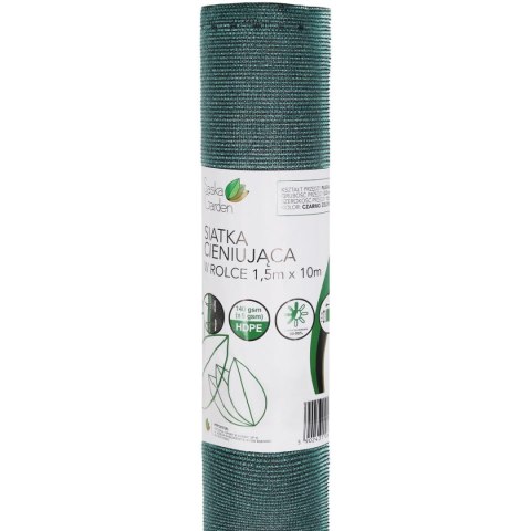 SIATKA CIENIUJĄCA 140G/M2 1.5X10M CIEMNO ZIELONA SIATKA CIENIUJĄCA 140G/M2 1.5X10M CIEMNO ZIELONA