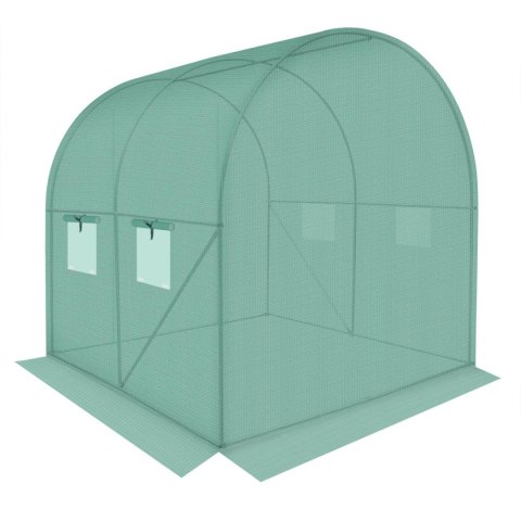 SZKLARNIA TUNEL OGRODOWY 200x200x200CM PE KONSTRUKCJA STAL ZIELONA SZKLARNIA TUNEL OGRODOWY 200x200x200CM PE KONSTRUKCJA STAL ZIELONA
