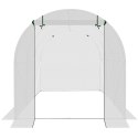 SZKLARNIA TUNEL OGRODOWY 200X300X200CM PE KONTRUKCJA STAL BIAŁA