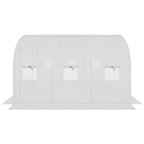 SZKLARNIA TUNEL OGRODOWY 200X300X200CM PE KONTRUKCJA STAL BIAŁA SZKLARNIA TUNEL OGRODOWY 200X300X200CM PE KONTRUKCJA STAL BIAŁA