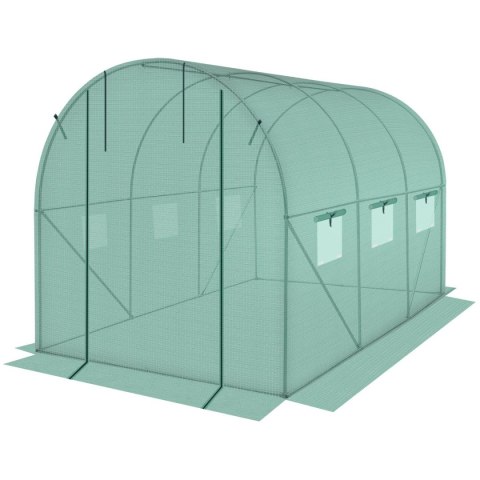 SZKLARNIA TUNEL OGRODOWY 200X300X200CM PE KONTRUKCJA STAL ZIELONA SZKLARNIA TUNEL OGRODOWY 200X300X200CM PE KONTRUKCJA STAL ZIELONA
