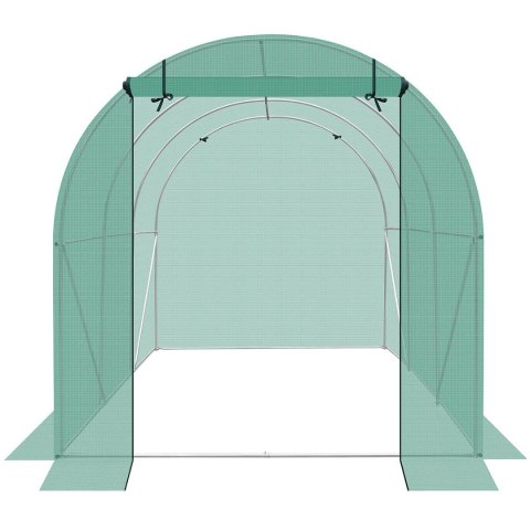 SZKLARNIA TUNEL OGRODOWY 200X300X200CM PE KONTRUKCJA STAL ZIELONA SZKLARNIA TUNEL OGRODOWY 200X300X200CM PE KONTRUKCJA STAL ZIELONA