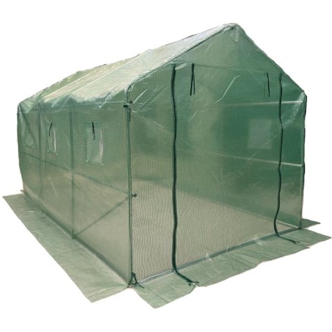 SZKLARNIA TUNEL OGRODOWY 200x350x200CM PE KONSTRUKCJA STAL ZIELONA SZKLARNIA TUNEL OGRODOWY 200x350x200CM PE KONSTRUKCJA STAL ZIELONA
