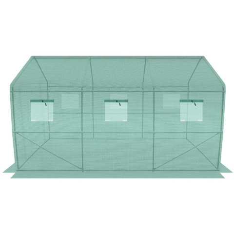 SZKLARNIA TUNEL OGRODOWY 200x350x200CM PE KONSTRUKCJA STAL ZIELONA SZKLARNIA TUNEL OGRODOWY 200x350x200CM PE KONSTRUKCJA STAL ZIELONA