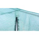 SZKLARNIA TUNEL OGRODOWY 300x600x200CM PE KONSTRUKCJA STAL ZIELONY