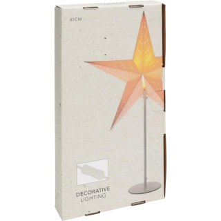 LAMPKA DEKORACYJNA GWIAZDA ADWENTOWA STOJĄCA LED 45CM BIAŁA
