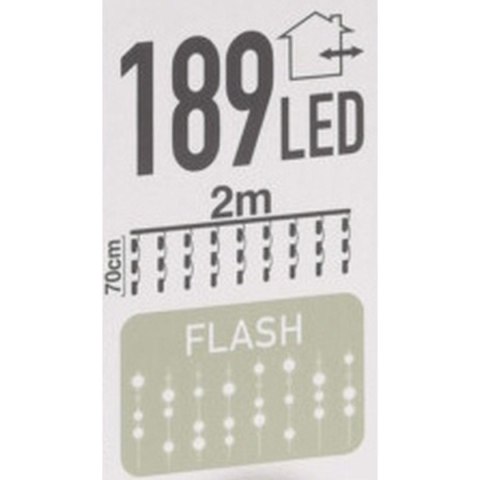 LAMPKI CHOINKOWE KURTYNA ŚWIETLNA 200x70CM ZEW LED CIEPŁY BIAŁY FLASH LAMPKI CHOINKOWE KURTYNA ŚWIETLNA 200x70CM ZEW LED CIEPŁY BIAŁY FLASH
