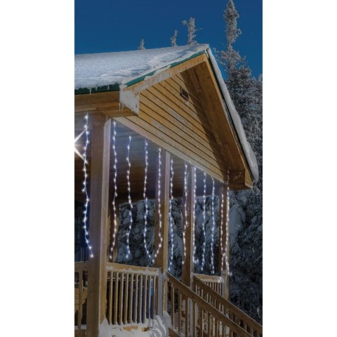 LAMPKI CHOINKOWE KURTYNA ŚWIETLNA WATERFALL ZEW 220 LED ZIMNY BIAŁY 5 PRĘDKOŚCI LAMPKI CHOINKOWE KURTYNA ŚWIETLNA WATERFALL ZEW 220 LED ZIMNY BIAŁY 5 PRĘDKOŚCI