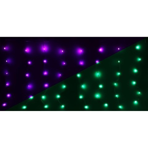 LAMPKI CHOINKOWE KURTYNA ŚWIETLNA ZEW/WEW 240 LED 600X60CM Z PILOTEM RGB KOLOR LAMPKI CHOINKOWE KURTYNA ŚWIETLNA ZEW/WEW 240 LED 600X60CM Z PILOTEM RGB KOLOR