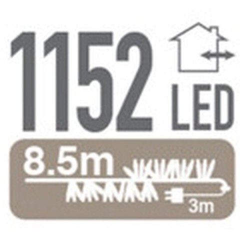 LAMPKI CHOINKOWE ŁAŃCUCH ŚWIETLNY 1152 LED TIMER CIEPŁY BIAŁY LAMPKI CHOINKOWE ŁAŃCUCH ŚWIETLNY 1152 LED TIMER CIEPŁY BIAŁY