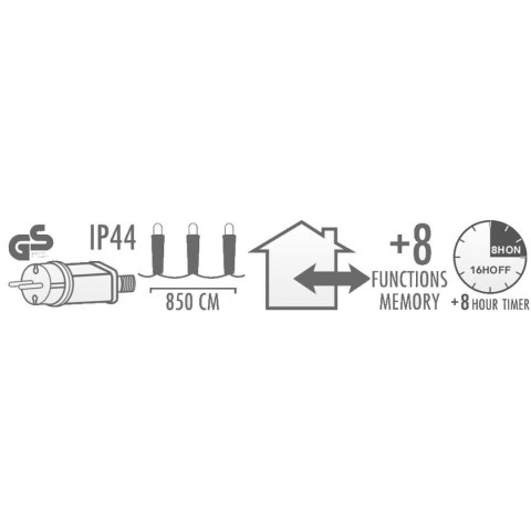 LAMPKI CHOINKOWE ŁAŃCUCH ŚWIETLNY 1152 LED TIMER MULTIKOLOR LAMPKI CHOINKOWE ŁAŃCUCH ŚWIETLNY 1152 LED TIMER MULTIKOLOR
