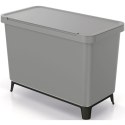 ŚMIETNIK KOSZE NA ŚMIECI SYSTEMA SORTIBOX 3W1 SMOOTH GRAY