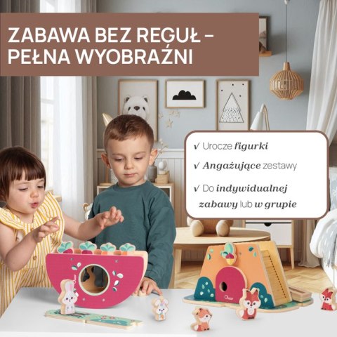 177813 POCIĄG DREWNIANY