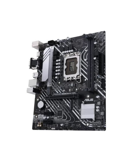 Asus | PRIME B660M-K D4 | Rodzina procesorów Intel | Gniazdo procesora LGA1700 | DDR4 DIMM | Obsługiwane interfejsy dysków tward
