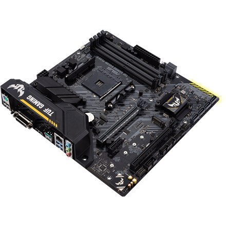 Asus | TUF GAMING B450M-PLUS II | Gniazda pamięci 4 | Liczba złączy SATA 6 x SATA III | Chipset AMD B | Micro ATX | Rodzina proc