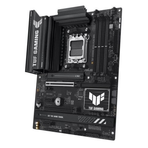 Asus TUF GAMING B850-PLUS WIFI | Processor family AMD | Processor socket AM5 | DDR5 DIMM | Number of SATA connectors 4