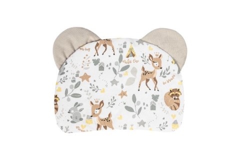 GNIAZDO/KOKON VELVET OLIWKA KREMOWY 80x45 + PODUSZKA