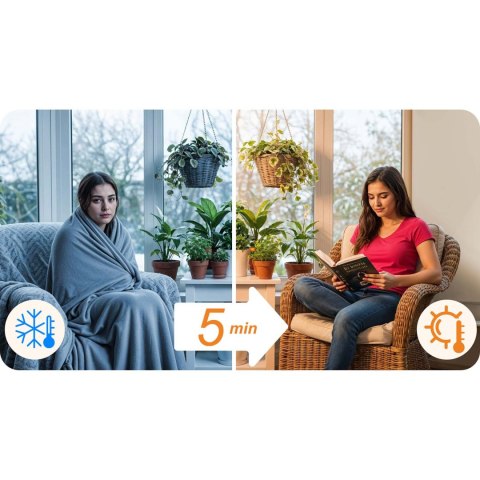 Grzejnik na podczerwień promiennik podczerwieni 600 W Berdsen BD-980