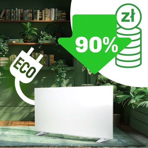 Grzejnik na podczerwień promiennik podczerwieni 600 W Berdsen BD-981 pilot WiFi aplikacja