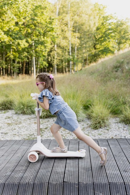 HULAJNOGA 3-KOŁOWA SATURA PINK