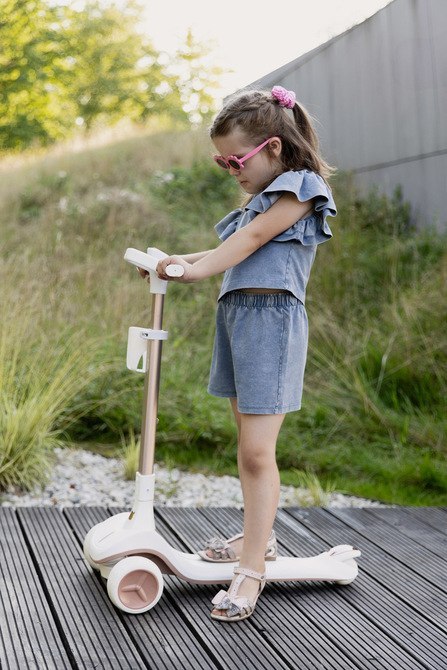 HULAJNOGA 3-KOŁOWA SATURA PINK