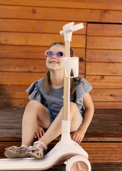 HULAJNOGA 3-KOŁOWA SATURA PINK