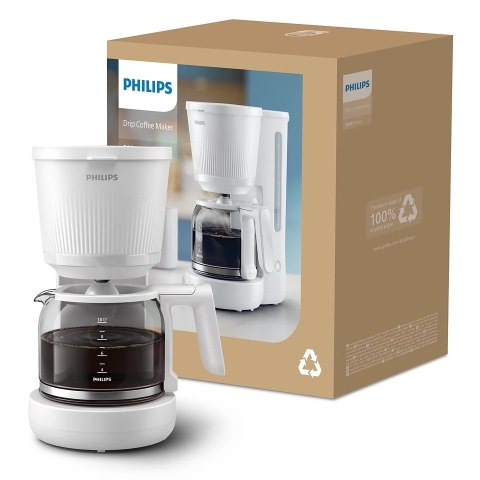 Philips Ekspres do kawy z filtrem | HD7411/00 seria 3000 | Drip | 915-1080 W | Biały