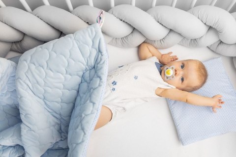 WARKOCZ DO ŁÓŻECZKA MIĘTOWY GŁADKI 210 CM