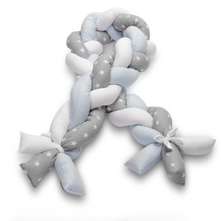 WARKOCZ DO ŁÓŻECZKA NIEBIESKI GWIAZDKI 210 CM