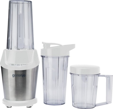 Gorenje Blender | BN1000E | Tabletop | 1000 W | Materiał słoika Tritan | Pojemność słoika 0,75 L | Kruszenie lodu | Biały