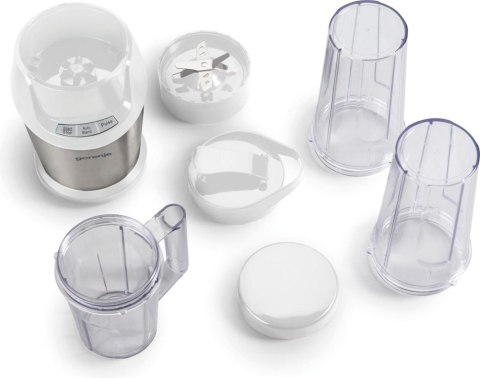 Gorenje Blender | BN1000E | Tabletop | 1000 W | Materiał słoika Tritan | Pojemność słoika 0,75 L | Kruszenie lodu | Biały