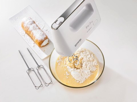 Gorenje | Mikser ręczny | M460CDC | Mikser ręczny | 460 W | Liczba prędkości 5 | Tryb Turbo | Biały