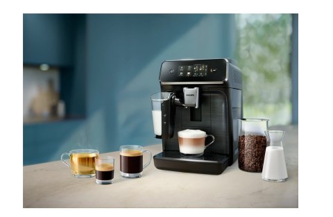 Philips Coffee maker | EP2331/10 | Pump pressure 15 bar | Built-in milk frother | Automatic | 1500 W | Black