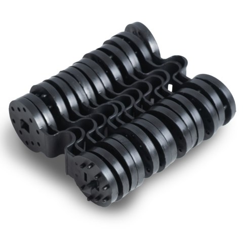 Siatka cieniująca 1,5x50m 110g/m2 + 50 zacisków szara