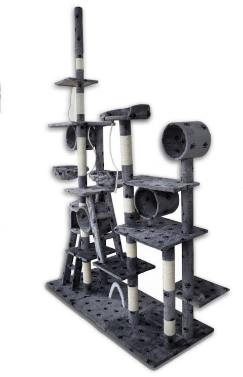 DRAPAK DLA KOTA XXL DUŻY 255cm WIELKI DOMEK HAMAK TUBA CZARNY