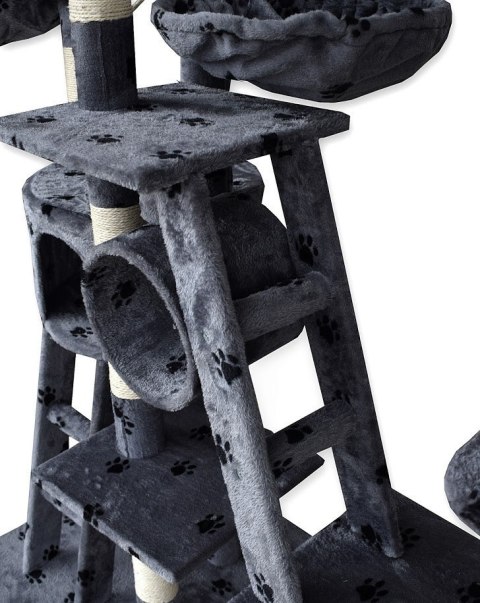 DRAPAK DLA KOTA XXL DUŻY 255cm WIELKI DOMEK HAMAK TUBA CZARNY