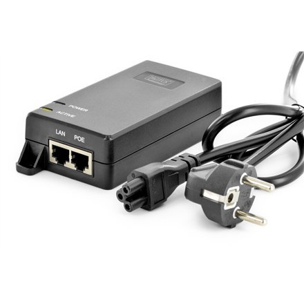 Digitus | Gigabit Ethernet PoE+ Injector | DN-95103-2 | 10/100/1000 Mbit/s | Porty Ethernet LAN (RJ-45) 1xRJ-45 10/100/1000 Mbit
