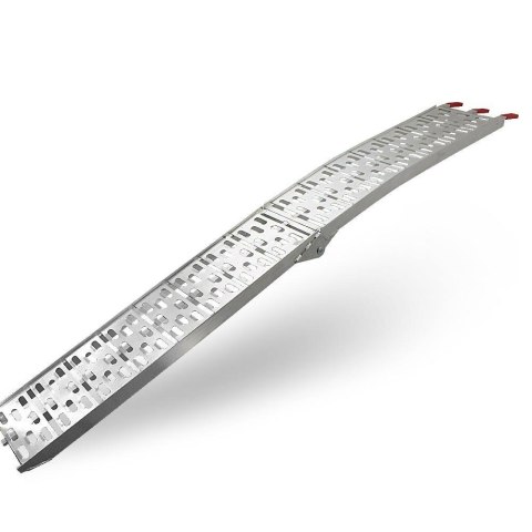 Rampa aluminiowa składana 228 cm 340 kg antypoślizgowa transport motocykli