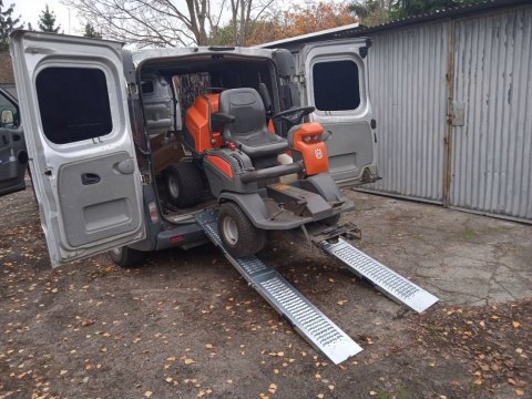 Rampy stalowe składane 180 cm 400 kg najazd motocykl kosiarka quad 2 sztuki