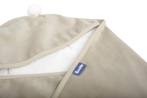 OTULACZ DO FOTELIKA PLUSZ 75X75 BEŻOWY