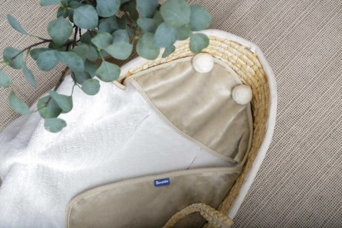 OTULACZ DO FOTELIKA PLUSZ 75X75 BEŻOWY