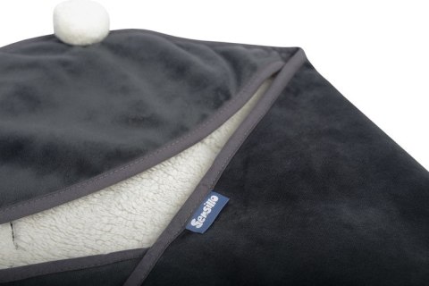 OTULACZ DO FOTELIKA PLUSZ 75X75 GRAFITOWY