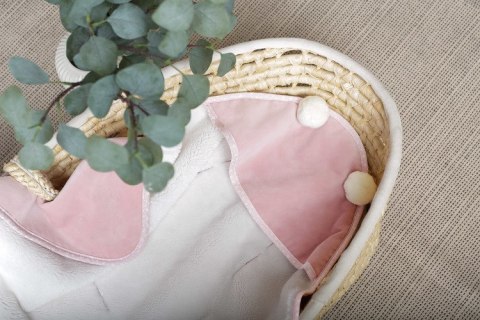 OTULACZ DO FOTELIKA PLUSZ 75X75 RÓŻOWY